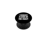 Mi alleno per bruciare il detto pazzo/personal trainer PopSockets PopGrip Adesivo