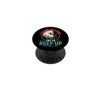 Mi arrampico come una ragazza che cerca di tenere il passo PopSockets PopGrip Adesivo