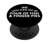 Mi avevi a Fish & Finger Pies PopSockets PopGrip Adesivo