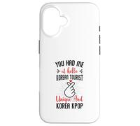 Mi avevi a Hello Korean Tourist Unique e Korea Kpop Custodia per iPhone 16