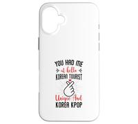 Mi avevi a Hello Korean Tourist Unique e Korea Kpop Custodia per iPhone 16 Plus