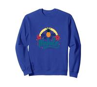 Mi avevi a Mahalo: Ananas Tropicale Hawaiano Felpa, Unisex per Adulti, Blu Reale, XXL