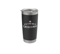 Mi avevi al Cacio E Pepe Bicchiere termico in acciaio inox doppia parete