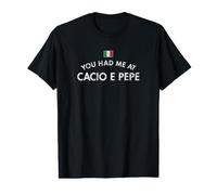 Mi avevi al Cacio E Pepe Maglietta con Stampa Grafica Economica