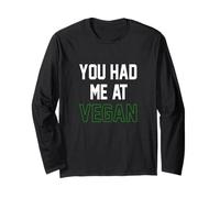 Mi avevi al Vegano - Animali Vegetariano Pace Ambiente Maglia a Manica