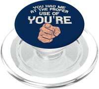 Mi avevi nell'uso corretto della tua grammatica divertente PopSockets PopGrip per MagSafe