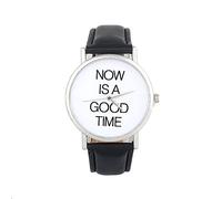 Mi Band 5 Orologio in pelle TIME Analog A Quartz Womens IS Band Dial GOOD Orologio da donna Mi Band 5 Orologio (d-Black, One Size)