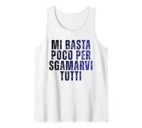 Mi Basta Poco per Sgamarvi Tutti Smascherare Bugie Ironica Canotta