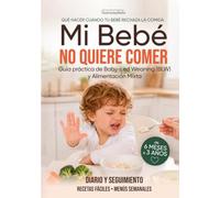 Mi Bebé No Quiere Comer: Diario y Seguimiento · Guía Práctica para Bebés: BLW · Alimentación complementaria · Alimentación mixta · Recetas por edades · Menús semanales · 6 meses a 3 años · Alérgenos