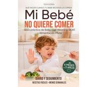 Mi Bebé No Quiere Comer: Diario y Seguimiento · Guía Práctica para Bebés: BLW · Alimentación complementaria · Alimentación mixta · Recetas por edades · Menús semanales · 6 meses a 3 años · Alérgenos