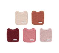 mi bollito - Pack 5 Bavaglini per Bambini Impermeabili | Con gomma sul collo | Rizo 100% Cotone | Morbidi, Assorbenti e Comodi | Realizzati al 100% in Spagna., Taglia unica