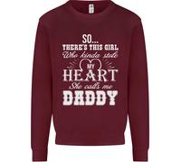 Mi Chiama Papà Divertente Felpa Uomo per La Festa del Papà