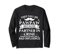 Mi chiamano papaia perché partner in crimine Fathers Day Maglia a Manica