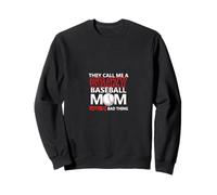 Mi Chiamano Pazza Mamma Baseball Felpa