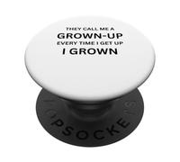 Mi chiamano un atteggiamento per il compleanno di una persona anziana adulta PopSockets PopGrip Adesivo