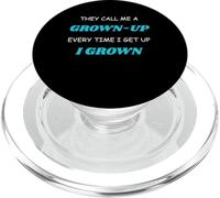 Mi chiamano un atteggiamento per il compleanno di una persona anziana adulta PopSockets PopGrip per MagSafe