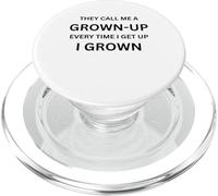 Mi chiamano un atteggiamento per il compleanno di una persona anziana adulta PopSockets PopGrip per MagSafe