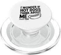 Mi chiedo se anche gli hot dog pensano a me PopSockets PopGrip per MagSafe