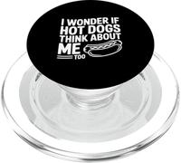 Mi chiedo se anche gli hot dog pensano a me PopSockets PopGrip per MagSafe