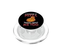 Mi chiedo se anche la pizza pensa a me PopSockets PopGrip per MagSafe