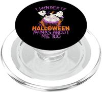 Mi chiedo se Halloween pensi anche a me, bambini divertenti PopSockets PopGrip per MagSafe