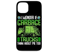 Mi chiedo se i camion della spazzatura pensano anche a me Custodia per iPhone 13