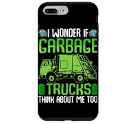 Mi chiedo se i camion della spazzatura pensano anche a me Custodia per iPhone 7 Plus/8 Plus