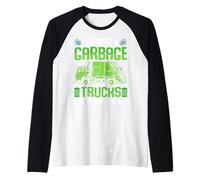 Mi chiedo se i Camion della Spazzatura pensano Anche a Me Maglia con Maniche Raglan