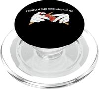 Mi chiedo se il filato pensa anche a me PopSockets PopGrip per MagSafe