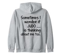 MI CHIEDO SE JUDO Funny Martial Arts Sensei Student Fighter Felpa con Cappuccio