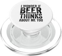 Mi chiedo se la birra pensa me troppo divertente bere birra PopSockets PopGrip per MagSafe