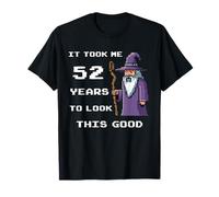 Mi ci sono voluti 52 anni per apparire così bella - Retro Wizard Age 52 Maglietta