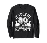 Mi ci sono voluti 80 anni, capolavoro 80 anni, 80° compleanno Maglia a Manica