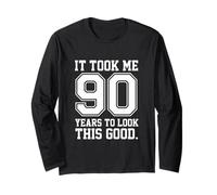 Mi Ci Sono Voluti 90 Anni di Umorismo Senior Maglia a Manica