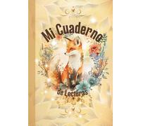 Mi Cuaderno de Lecturas: diario de 100 reseñas que será el compañero perfecto para tu viaje literario. Portada con diseño dorado