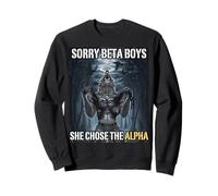 Mi Dispiace Beta Boys Ha Scelto Il Meme Alfa Divertente Lupo Alfa Felpa