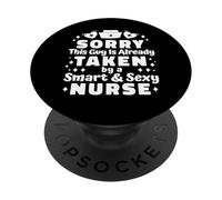 Mi dispiace che questo ragazzo sia già preso da un'infermiera sexy - Divertente PopSockets PopGrip Adesivo