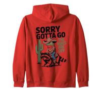 Mi dispiace devo andare le vibrazioni sono off cowboy Felpa con Cappuccio