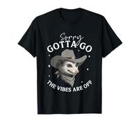 Mi dispiace devo andare Le vibrazioni sono off opossum Maglietta