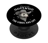 Mi dispiace devo andare Le vibrazioni sono off opossum PopSockets PopGrip Adesivo