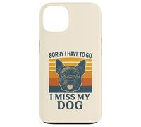 Mi dispiace devo andare mi manca il mio cane Frenchie Retro Custodia per iPhone 13