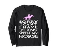 Mi Dispiace Ho Impegni Con Il Mio Cavallo Maglia a Manica