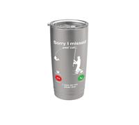 Mi dispiace ho perso la tua chiamata era su altra linea divertente pesca a mosca Bicchiere termico in acciaio inox doppia parete