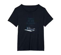 Mi Dispiace, Il Mio Letto Sta chiamando | Non invitarmi Dopo Maglietta, Donna Plus-Size, Nero, 6X