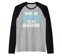 Mi Dispiace Mio Fratello ha Mangiato Il Mio Fratello compiti Maglia con Maniche Raglan