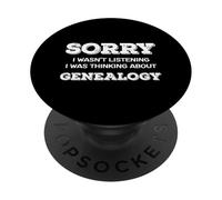 Mi dispiace non ascoltando la famiglia di ricerca genealogica PopSockets PopGrip Adesivo