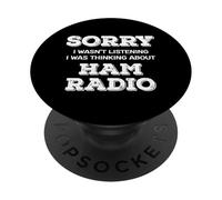 Mi dispiace non ascoltare l'operatore radio Ham PopSockets PopGrip Adesivo