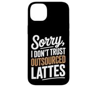 Mi dispiace non mi fido della produzione di caffè fatta in casa con latte macchiato Custodia per iPhone 14 Plus