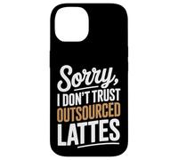 Mi dispiace non mi fido della produzione di caffè fatta in casa con latte macchiato Custodia per iPhone 14