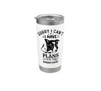 Mi dispiace non posso avere piani con il mio Border Collie Bicchiere termico in acciaio inox doppia parete